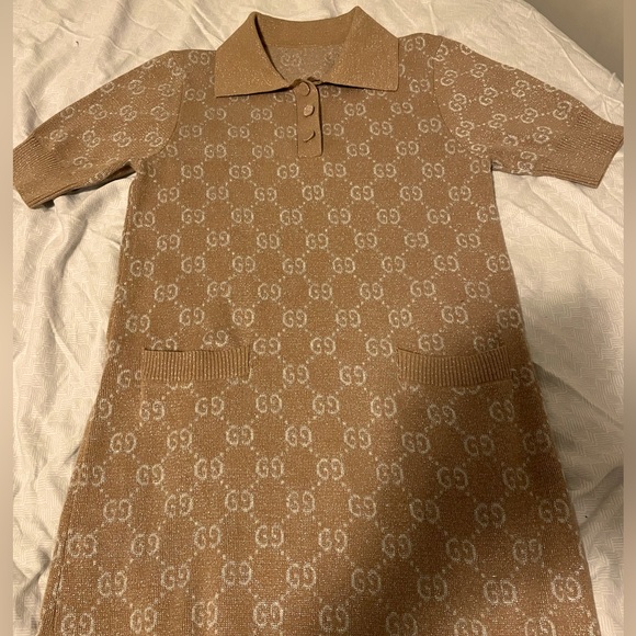 Gucci Tops - Gucci GG Jacquard polo dress